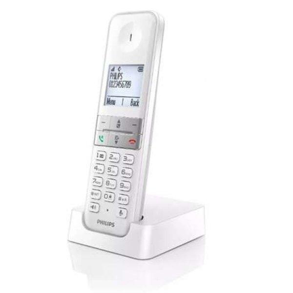 Philips Dect telefon fehér 500mah D4701W/53