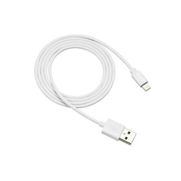 USB kábel, USB - Lightning (Apple), 1m, CANYON "MFI-1", fehér