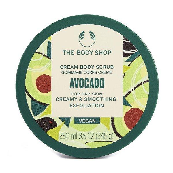 The Body Shop Simító testradír száraz bőrre Avocado
(Body Scrub) 50 ml