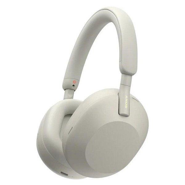 Sony WH-1000XM5 vezeték nélküli fejhallgató zajszűréssel, platina-ezüst