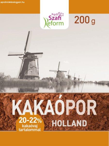 Szafi Reform holland kakaópor (20-22% kakaóvaj tartalom) 200 g