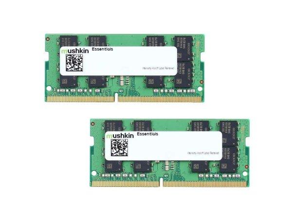 Mushkin 64GB /3200 Essentials DDR4 Notebook RAM KIT (2x32GB)