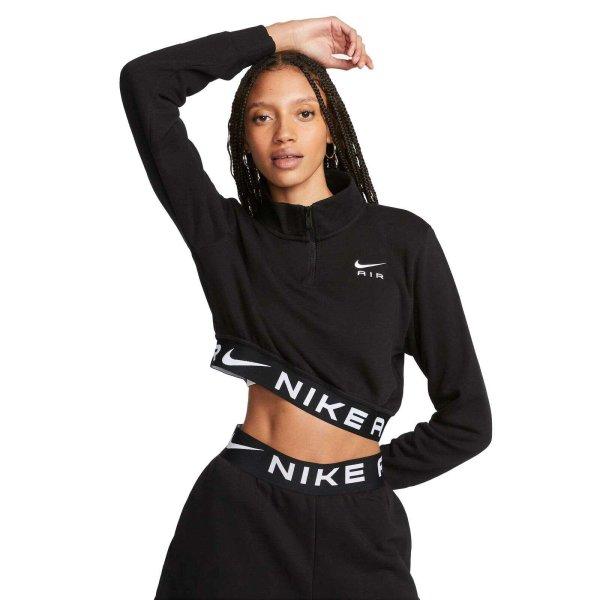 Nike Air Flc blúz Top FB8067010 női fekete XXS
