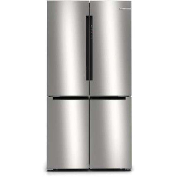 Bosch Serie 6, Többajtós alulfagyasztós hűtőkészülék, 183 x 90.5 cm,
Nemesacél (ujjlenyomat mentes borítás), KFN96APEA