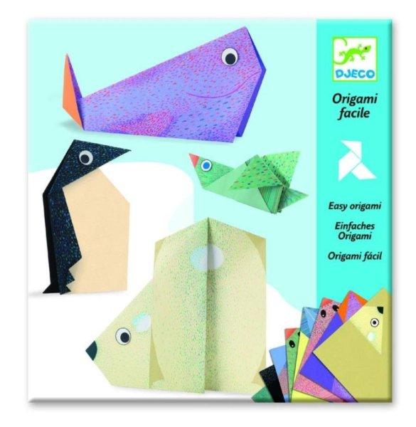 Sarkkör állatai - Origami - Polar animals - Djeco