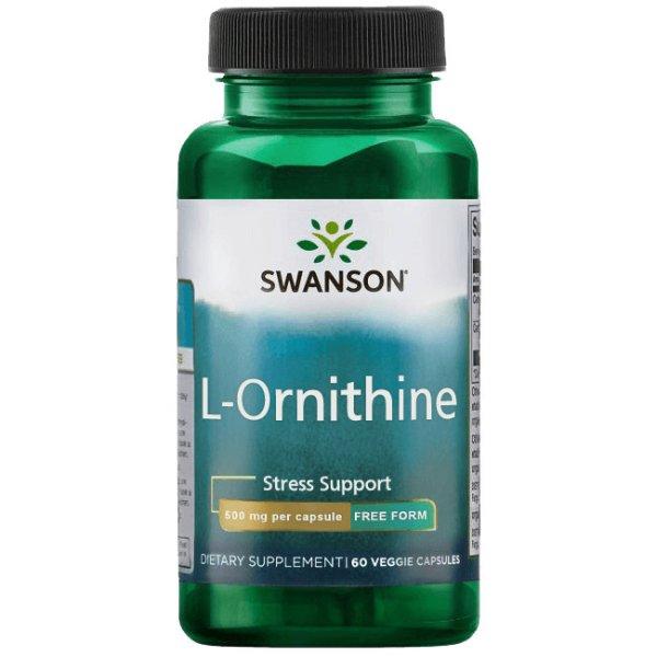 Swanson L-ORNITHINE 500 mg 60 db