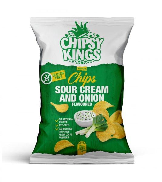Csíki Csipsz chipsy kings tejfölös hagymás 150 g