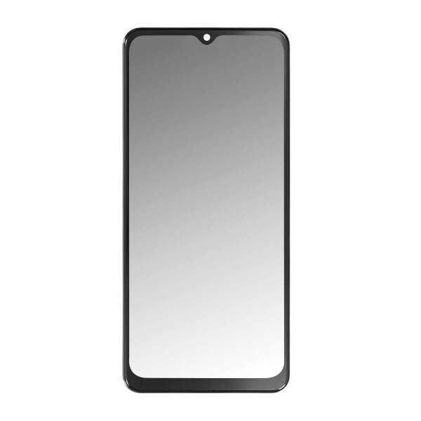 Samsung A225 Galaxy A22 4G fekete gyári LCD kijelző érintővel és kerettel