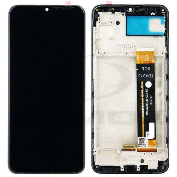 Rmore LCD kijelző érintőpanellel és előlapi kerettel Samsung Galaxy A23 5G
fekete