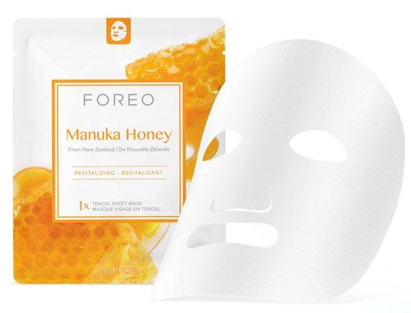 Foreo Revitalizáló szövet maszk érett bőrre Manuka
Honey (Revitalizing Sheet Mask) 3 x 20 g