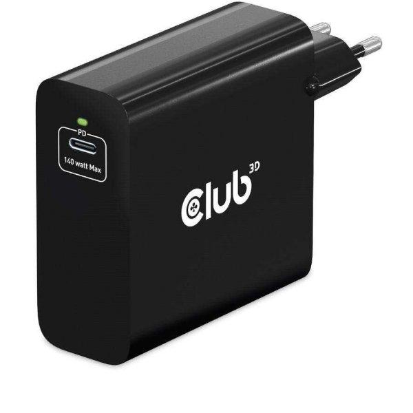 Club 3D USB-C Hálózati töltő - Fekete (140W)