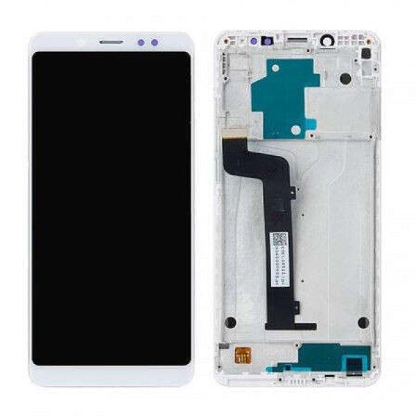 LCD + Érintőpanel teljes Xiaomi redmi Note 5 / 5 PRO WHITE kerettel