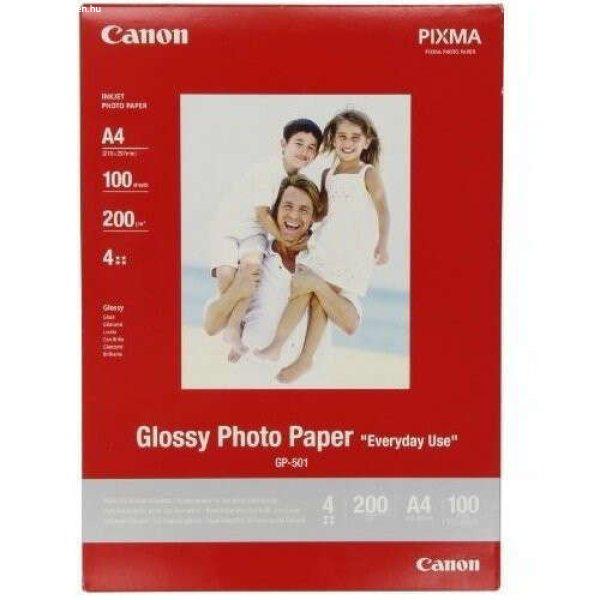 Canon Glossy A4 Fotópapír (100db/csomag) (0775B001)