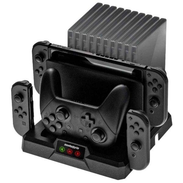 Snakebyte Charge Base S, Nintendo Switch, Dual Charge, Fekete, Töltőállomás
és tartó