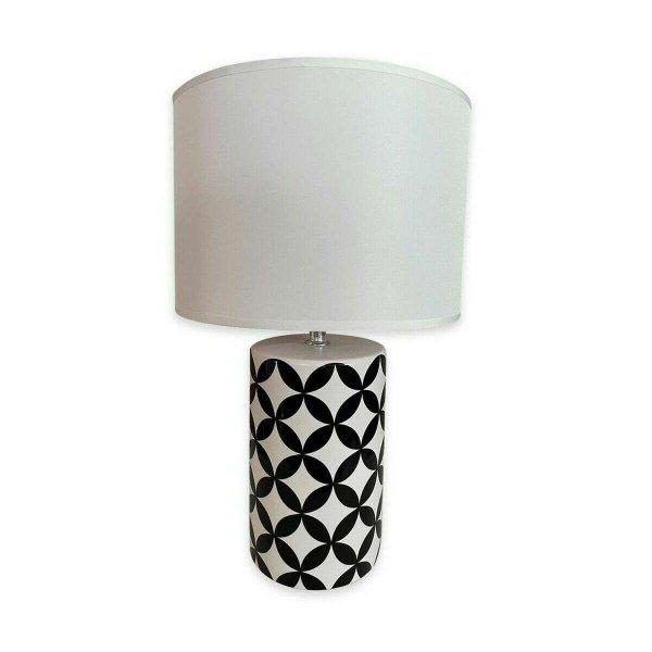 Asztali lámpa Versa Niu Cruzado Fehér Kerámia 20 x 38 cm