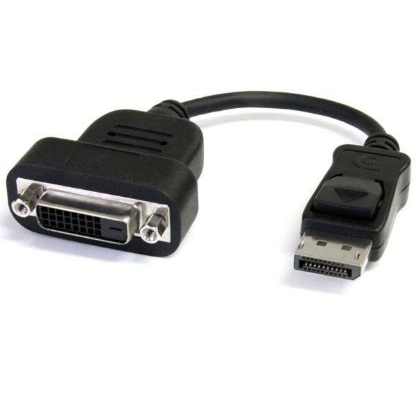 DisplayPort–DVI Adapter Startech DP2DVIS              Fekete