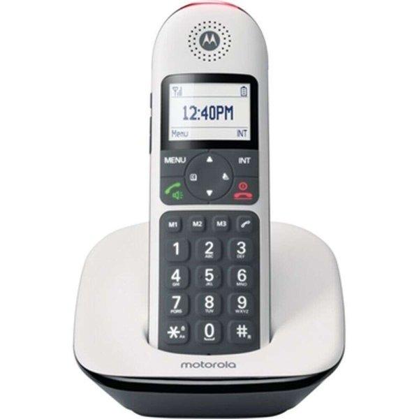 Vezeték Nélküli Telefon Motorola 107CD5001WHITE Fehér Fekete/Fehér