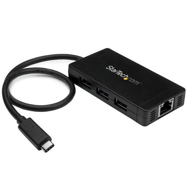 USB elosztó Startech HB30C3A1GE Fekete 2100 W