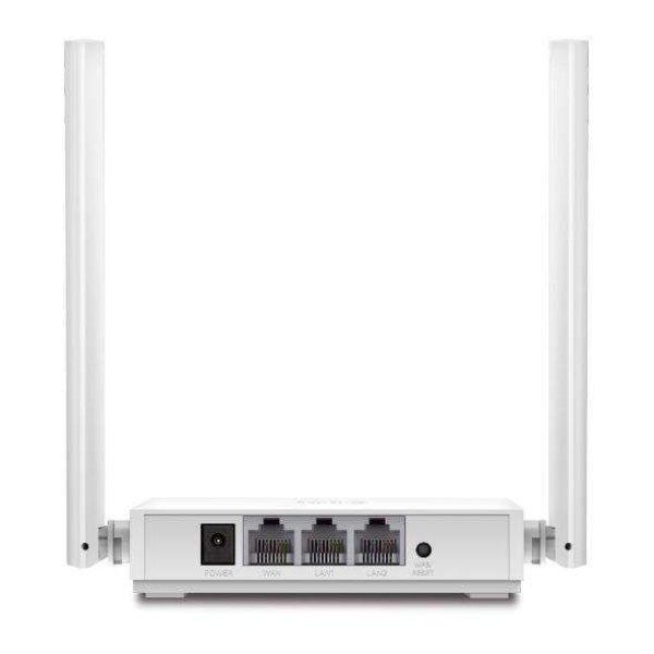 Router Wireless TP-Link N300Mbps, TL-WR820N V2; 2x 10/100Mbps LAN Ports, 1x
10/100Mbps WAN Port; 2x Fixed 5dBi Omni Directional Antennas; Standarde
Wireless: Wi-Fi 4 IEEE 802.11n/b/g 2.4 GHz,