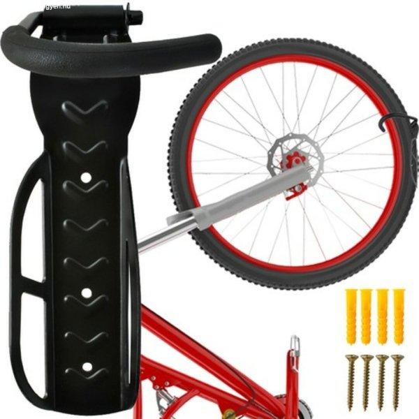 Kerékpártartó - Fali kerékpárhorog + rögzítőcsapok