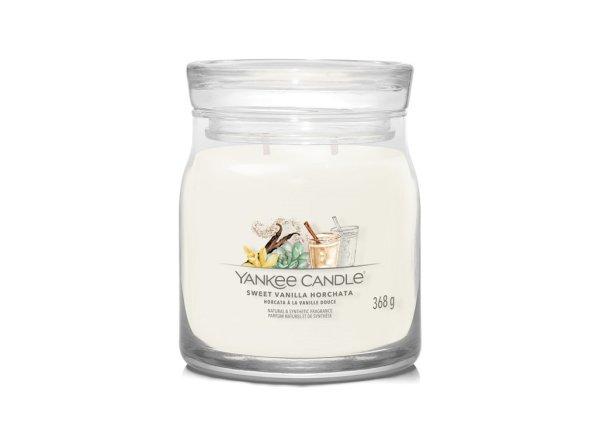 Yankee Candle Illatgyertya Signature üveg közepes Sweet Vanilla
Horchata 368 g