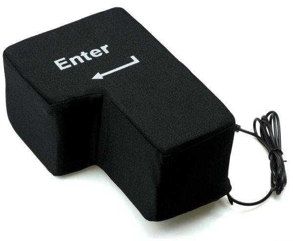 USB antistressz párna (Enter gomb)