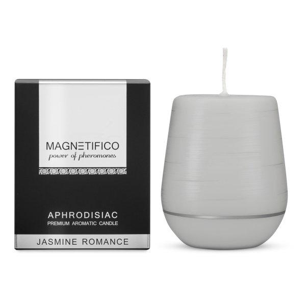 Magnetifico Power Of Pheromones Afrodiziákum illatgyertya Jasmine Romance
(Aphrodisiac Candle) 200 g