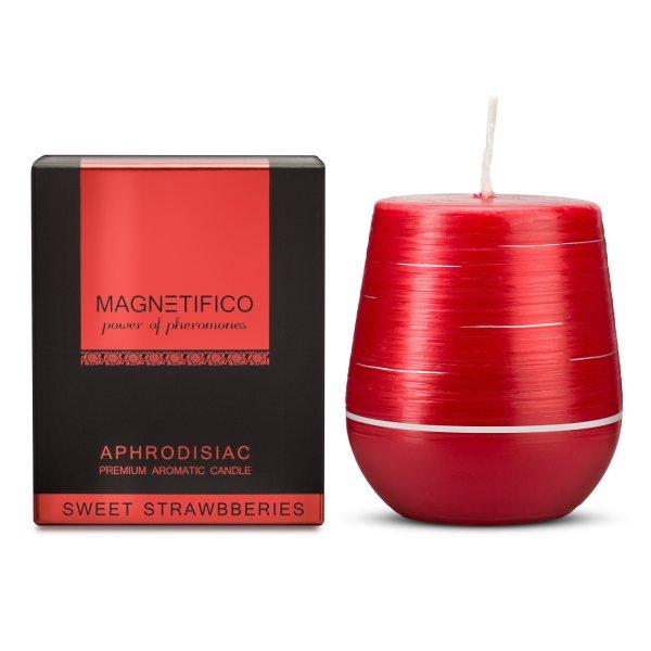 Magnetifico Power Of Pheromones Afrodiziákum illatgyertya Sweet
Strawberries (Aphrodisiac Candle) 200 g