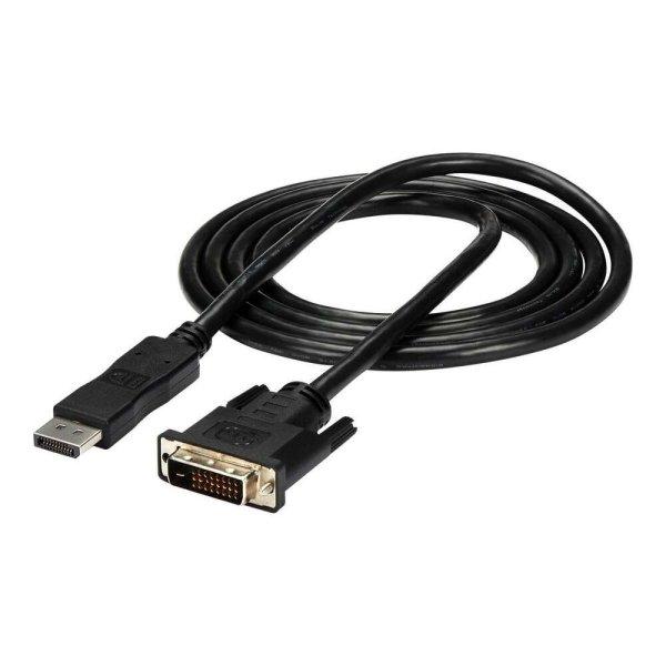 StarTech.com DP2DVIMM6 video átalakító kábel 1,8 M DisplayPort DVI-D Fekete
(DP2DVIMM6)
