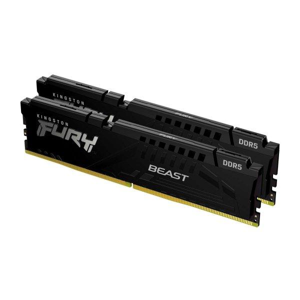 Kingston 32GB / 6800 Fury Beast Black (Intel XMP) DDR5 RAM KIT (2x16GB)
(KF568C34BBK2-32)