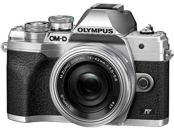 Olympus OM-D E-M10 Mark IV Fényképezőgép + Ez-M1442 Pancake objektív szett
- Ezüst