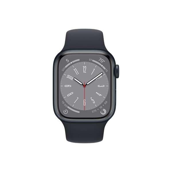 Apple Watch Series 8 GPS 41mm éjfekete alumínium tok, éjfekete sportszíj
(MNP53CM/A)
