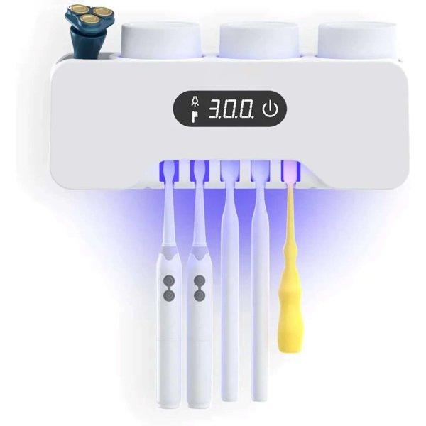 UV sterilizátor automata fogkefe adagolóval, Luca, fehér