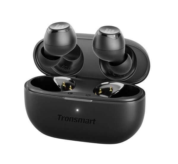 TRONSMART ONYX PURE bluetooth fülhallgató SZTEREO (v5.3, TWS, mikrofon,
vízálló + töltőtok) FEKETE