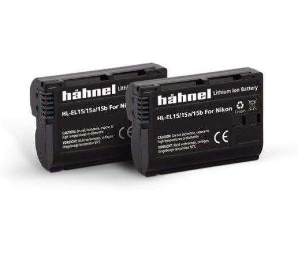 Hahnel HL-EL15HP/A/B Twin Pack akkumulátor szett (Nikon EN-EL15, 1650mAh) (1000
160.2)