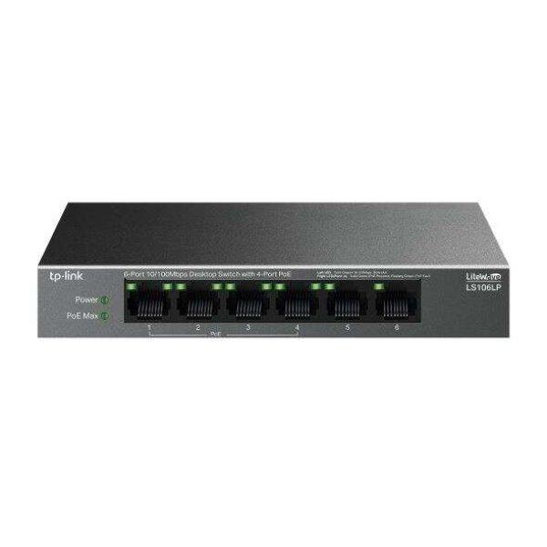 TP-Link LS106LP 10/100Mbps 6 portos switch (LS106LP)