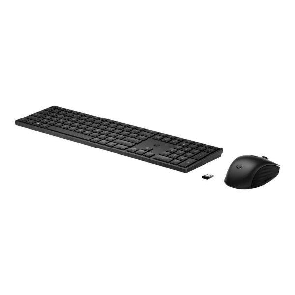HP 655 - keyboard and mouse set - QWERTZ - German - black (4R009AA#ABD)