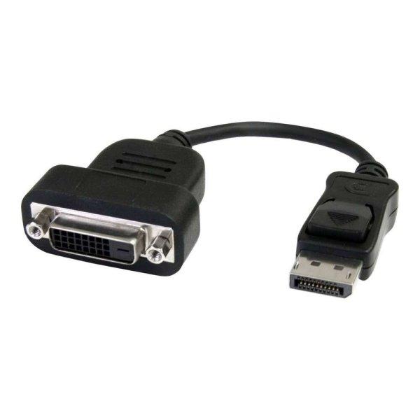 StarTech.com DP2DVIS video átalakító kábel 0,2 M DisplayPort DVI-D Fekete
(DP2DVIS)