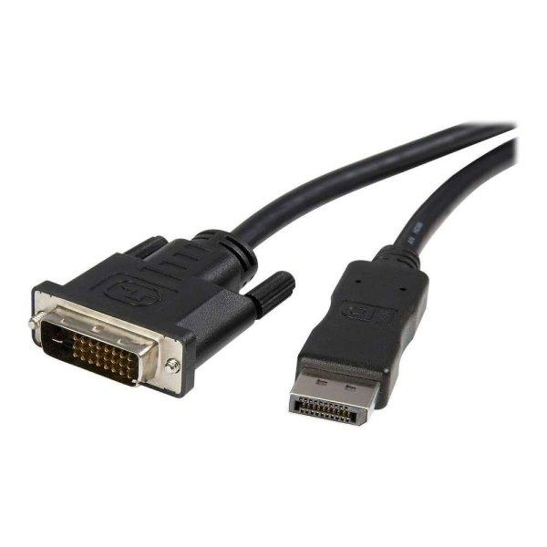 StarTech.com DP2DVIMM10 video átalakító kábel 3 M DisplayPort DVI-D Fekete
(DP2DVIMM10)