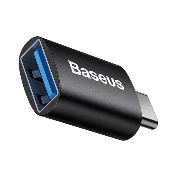 Baseus Ingenuity USB-C – USB-A OTG adapter (fekete)