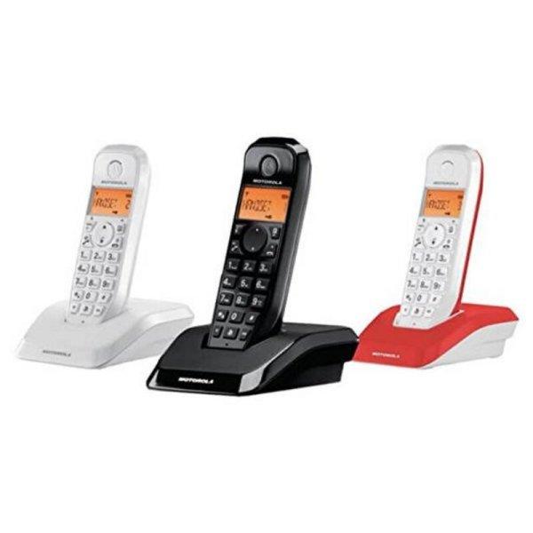 Vezeték Nélküli Telefon Motorola S12 TRIO MIX (3 Pcs) Többszínű