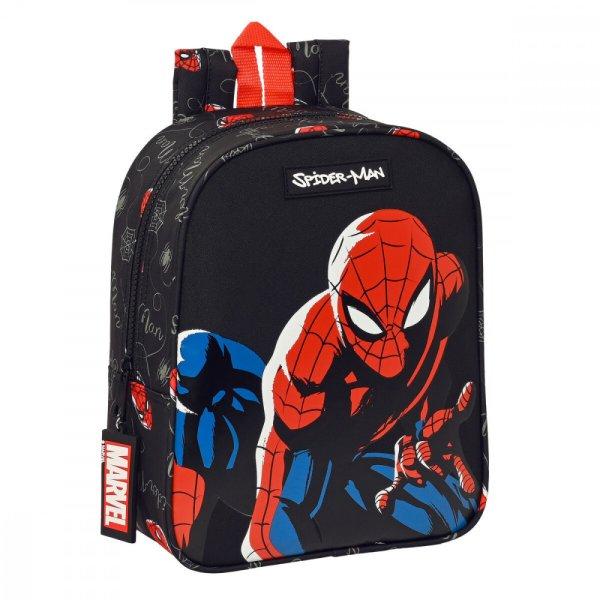Gyerek Hátizsák Spider-Man Hero Fekete 22 x 27 x 10 cm