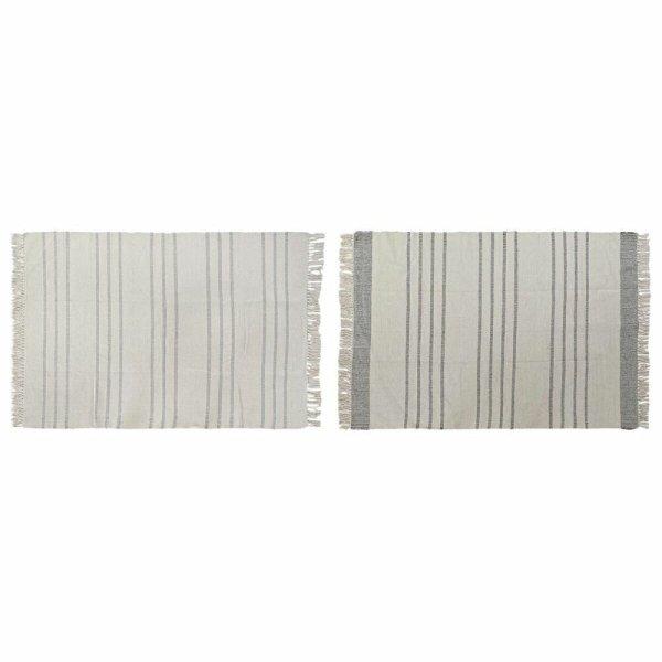 Szőnyeg DKD Home Decor 120 x 180 x 0,75 cm Szürke Poliészter Fehér Rojtok
Boho (2 egység)