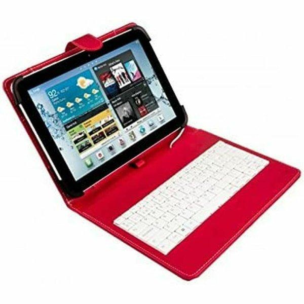 Tablet és Billenytyűzet Tok Silver Electronics 111916140199 Piros Spanyol
Qwerty 9"-10.1"
