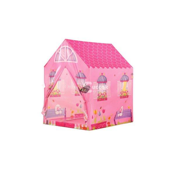Rózsaszín háztető sátor gyerekeknek - IPLAY