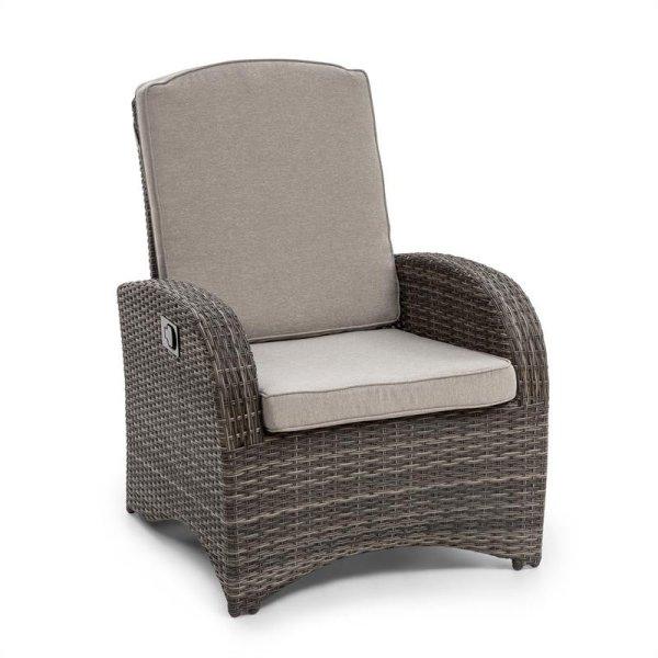 Blumfeldt Comfort Siesta, fotel, állítható háttámla, sötétszürke
színben