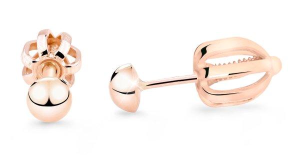Cutie Jewellery Rózsaszín arany bedugós fülbevaló
Z5004-30-X-4