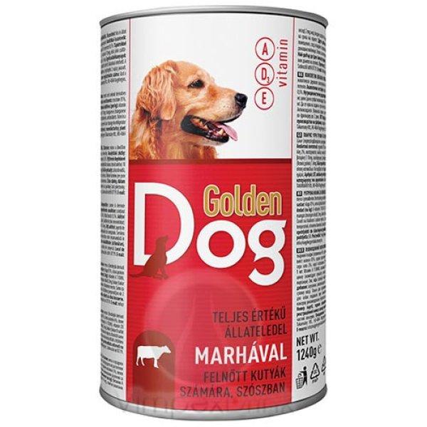 Golden Dog kutyaeledel konzerv marha telj.ért. 1240g