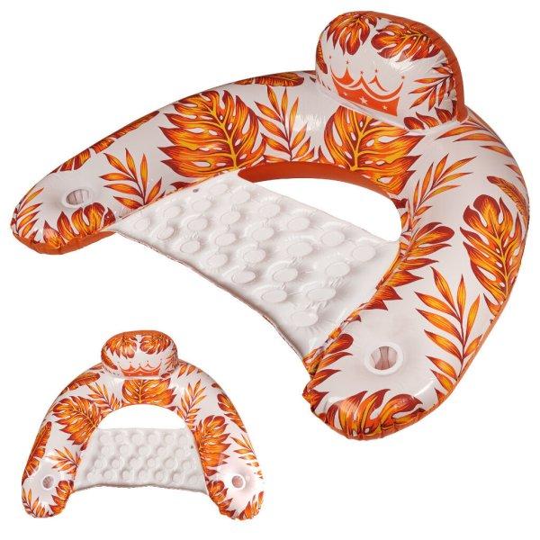 Felfújható úszó fotel - narancs