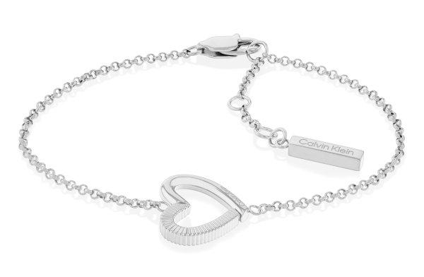 Calvin Klein Gyengéd acél karkötő szívvel Minimalist
Hearts 35000387